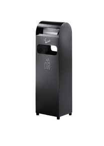 Combin&eacute; cendrier-poubelle, capacit&eacute; 29 l, l x h x p 300 x 990 x 250 mm, anthracite Probbax