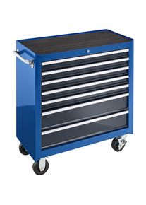 Werkstattwagen, HxBxT 1010 x 914 x 458 mm, 7 Schubladen, blau