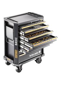 Werkstattwagen BASIC fortec , inklusive 434 Werkzeugen, HxBxT 1030 x 750 x 475 mm