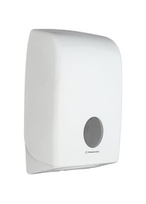 Faltpapierspender Interfold Aquarius , 500 Tücher, verschließbar, Kunststoff, weiß Kimberly-Clark