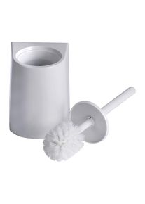 Scopino per WC con coperchio antiodore ParadiseLine, con spazzola sostituibile, bianco CWS