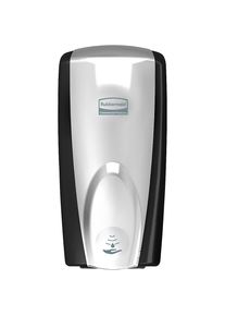 Seifen-/Desinfektionsmittelspender NO-TOUCH, Füllmenge 1,1 l, Kunststoff, schwarz-chrom Rubbermaid
