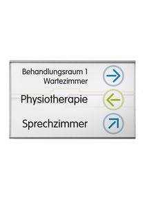 Targa di identificazione e di informazione GLASGOW , UNI A3 orizzontale, alt. x largh. 303 x 426 mm, formato visibile, alt. x largh. 294 x 420 mm