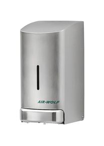 Edelstahl-Seifenspender, Inhalt 0,8 l, Edelstahl, gebürstet AIR-WOLF