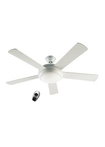 Ventilateur de plafond TITANIUM, &Oslash; h&eacute;lice 1320 mm, avec t&eacute;l&eacute;commande, laque blanche
