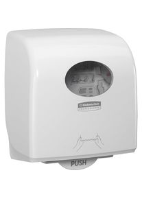 Dispenser per salviettine in rotolo Aquarius Slimroll , alt. x largh. x prof. 324 x 297 x 192, bianco Kimberly-Clark