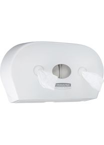 Scott Control Mini-Toilettenpapierspender 7186, Zentralentnahme, Kunststoff, weiß Kimberly-Clark
