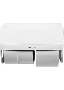 Distributeur de papier hygiénique ParadiseLine, pour 2 rouleaux de taille standard, h x l x p 270 x 190 x 200 mm, blanc CWS