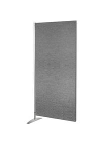 Stellwandsystem, HxBxT 1750 x 800 x 450 mm, Textil-Element, grau