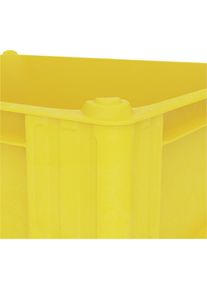 Gro&szlig;beh&auml;lter aus Polyethylen, Inhalt 600 l, Ausf&uuml;hrung 3 Kufen, gelb, ab 1 Stk