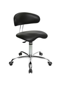 Si&egrave;ge pivotant SITNESS 40, habillage similicuir, noir Topstar