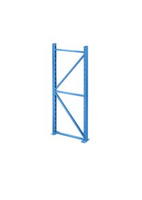 Ständerrahmen, Tiefe 860 mm, Höhe 2000 mm, lichtblau LISTA