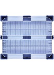 Palettenbox, Volumen 610 l, blau, ab 10 Stk