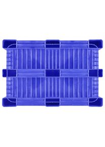 Palettenbox, Volumen 470 l, blau
