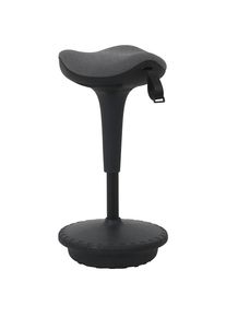 Assis-debout 6156, assise triangulaire 325 mm, habillage gris Twinco