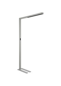 Lampe à diodes LED Maulsirius colour vario sensor, avec pied, intensité lumineuse variable, aluminium RAL 9006 Maul