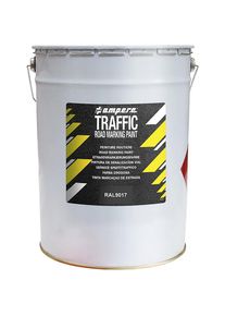 Stra&szlig;enmarkierungsfarbe, 25 kg Eimer, schwarz Ampere