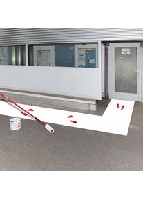 Au&szlig;enmarkierfarbe, Inhalt 5 l, verkehrswei&szlig; RAL 9016 Moravia