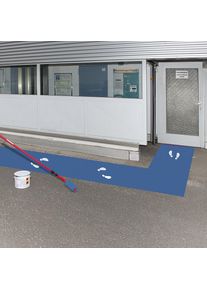 Au&szlig;enmarkierfarbe, Inhalt 5 l, verkehrsblau RAL 5017 Moravia