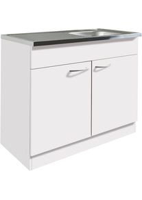 Wiho-Küchen Spülenschrank »Kiel« 100 cm breit, 50 cm tief, mit Auflagebecken , wiho Küchen