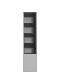 Woood , Vitrine »Basic« mit zwei Türen, H 230 cm x B 52,5 cm , weiss , Schlanke Vitrine mit zwei Türen