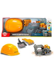 DICKIE TOYS , Spielzeug-Baumaschine »Volvo Tough Excavator Playset« , gelb