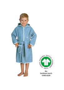 Wörner , Jungen , Kinderbademantel »Dinofamilie« 1 Stk. tlg., Biobaumwolle, mit Stickerei, mit Tasche , flauschige Frottierware