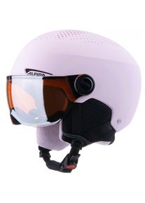 Alpina Zupo Visor Q Lite Skihelm Kinder - rosa - Gr. 51-55