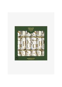 Holly IVY Crackers Gold Lettering blanc casse