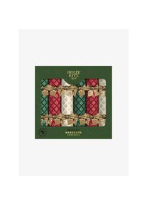 Holly IVY Crackers Traditional Damask rouge