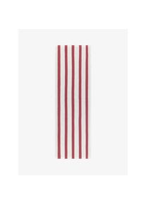 Globus Chemin de table raye blanc