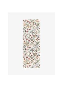 Globus Tischläufer weiss/klein gemustert