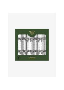 Holly IVY Crackers Silver GEO Patterns offwhite