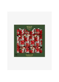 Holly IVY Crackers Poinsettia rouge