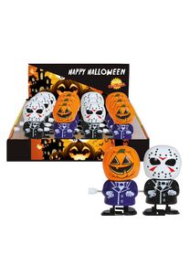BOX 12 X AUFZIEH-HALLOWEEN SPIELZEUG SORTIERT 6CM