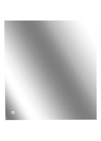 Places of Style LED-Lichtspiegel »Spiegel 80x65« silberfarben