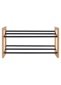 Schuhregal »65.5 x 23 x 35 cm« , braun , Schou