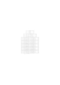 Schuhschrank »stapelbar 18-er Set« , farblos , Songmics