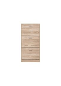 Schuhschrank »3 Klappen« , braun , VASAGLE
