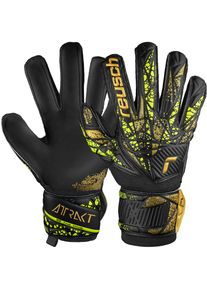 Reusch Attrakt Infinity Finger Support Torwarthandschuhe - schwarz - Gr. 11 - Kunststoff/Gummi/Polyester