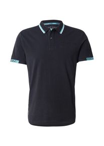 CAMP DAVID Poloshirt Herren Gr&ouml;&szlig;e M royalblau / schwarz / wei&szlig;