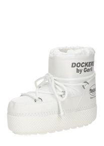 Dockers by Gerli Snowboots Damen, dunkelgrau / wei&szlig;, Gr&ouml;&szlig;e 39