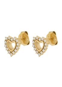 Guess, Femmes Boucles d'oreilles 'Iconique', jaune d'or