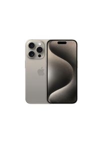 Apple , Smartphone »iPhone 15 Pro« Titan Natur , beige