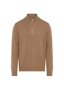 Joop Jeans, Herren, Strickpullover &raquo;Lauriono&laquo; mit Reissverschluss, medium beige, L, Trendiger Pullover mit Reissverschluss von JOOP! Jeans