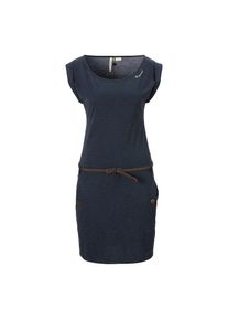 Ragwear, Unisex, Jerseykleid &raquo;TAG C ORGANIC O&laquo; mit abnehmbarem G&uuml;rtel, 2 tlg. Eingrifftaschen Sommerkleid, dunkelgrau, L (40), N-Gr, Vegan, von PETA 