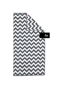 Duschtücher »DAILY SHAPES« , grau , done. , Obermaterial: 100% Baumwolle