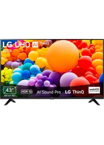 LG , LED-Fernseher »43UT73006LA« 108 cm/43 Smart-TV , schwarz , Starker α5 Gen7 4K AI-Prozessor mit AI Sound Pro, AI Upscaling & Dynamic Tone...