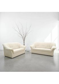 Polstergarnitur »Pegnitz zeitloses und elegantes Design« Set, 2 Stk. tlg. , beige , DOMO collection