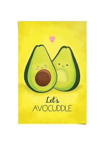 Poster »Avocado let ́s avocuddle« 1 Stk. tlg. , gelb , Reinders!